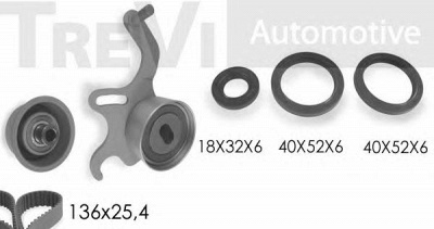 TREVI AUTOMOTIVE kd1074s -  Комплект ремня ГРМ